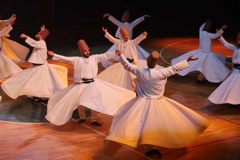 Whirling dervishes of the Mevlevi tradition
